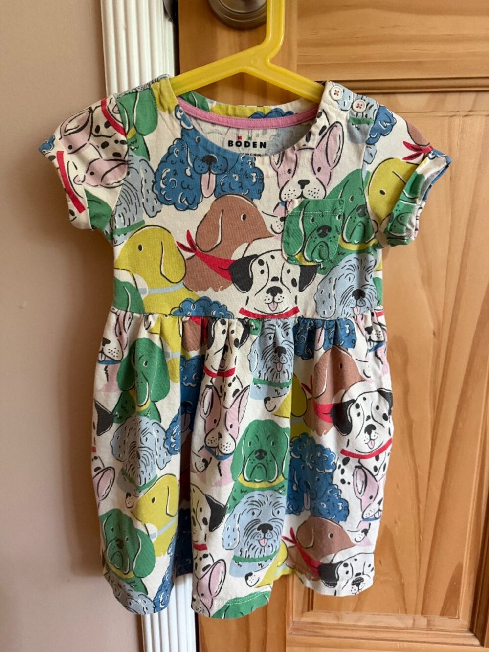 Mini Boden dog print dress